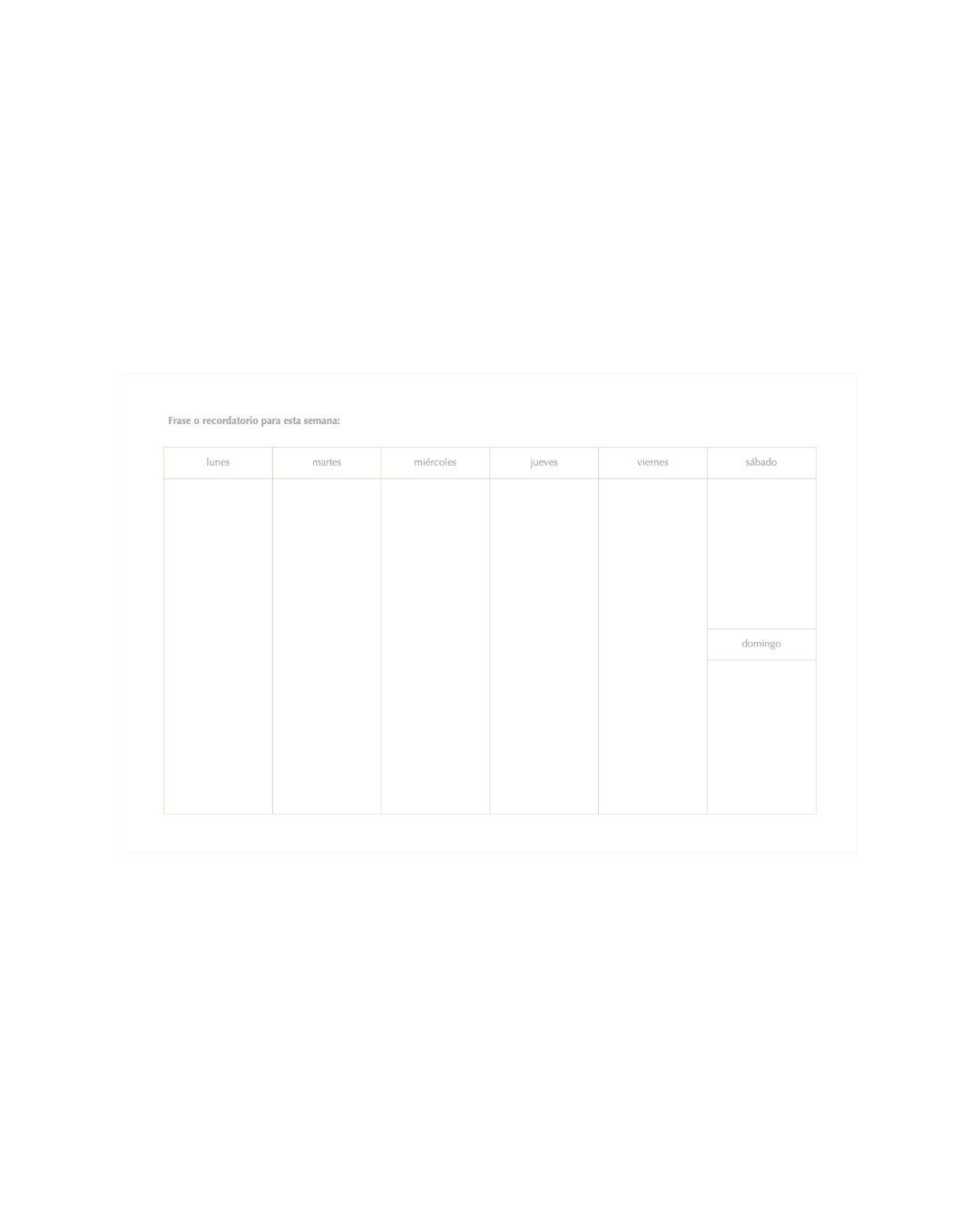 Planner mensual esencial (digital)