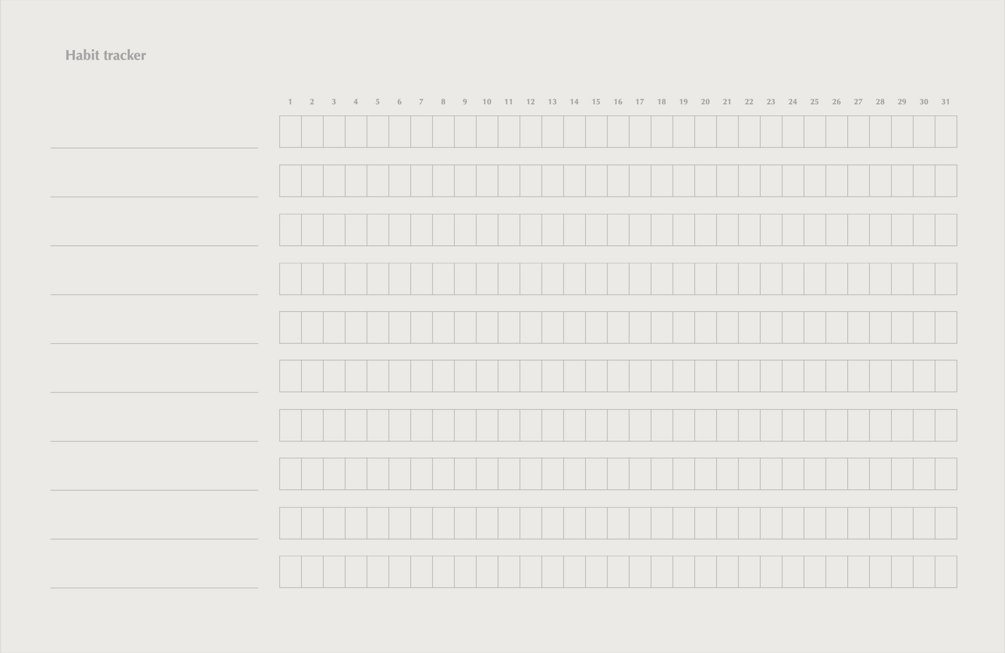Planner mensual esencial (digital)