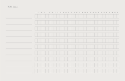 Planner mensual esencial (digital)