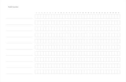 Planner mensual esencial (digital)
